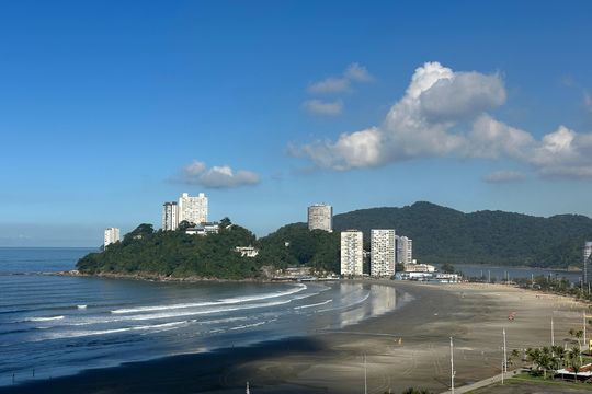 Vista de apartamento para alugar com 1 quarto, 15m² em Itararé, São Vicente