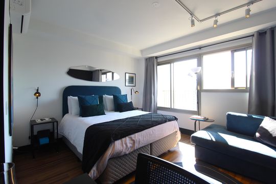 Sala/Quarto de kitnet/studio à venda com 1 quarto, 31m² em Indianópolis, São Paulo