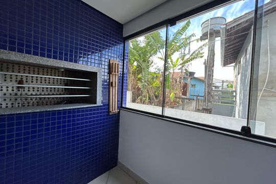 Varanda gourmet de apartamento para alugar com 3 quartos, 100m² em Lagoa da Conceição, Florianópolis