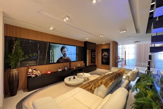 Sala de casa de condomínio à venda com 4 quartos, 431m² em Vargem Grande, Rio de Janeiro