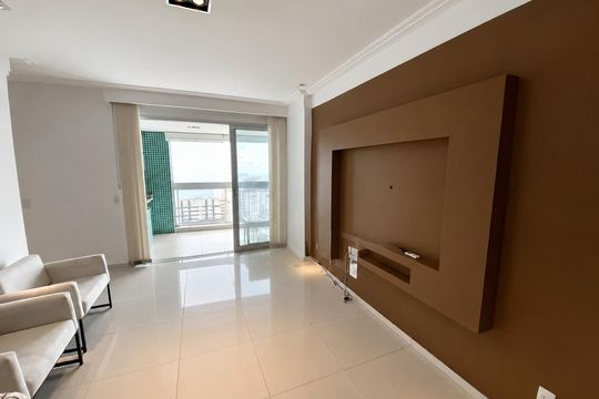 Sala de apartamento para alugar com 3 quartos, 190m² em Aparecida, Santos