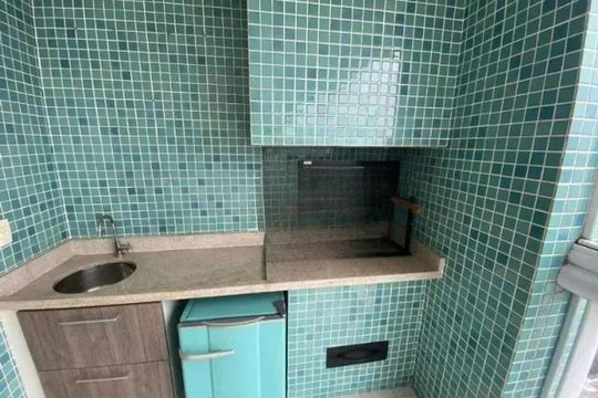 Varanda da Sala de apartamento para alugar com 3 quartos, 190m² em Aparecida, Santos