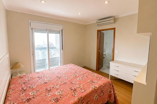Suíte de apartamento para alugar com 3 quartos, 190m² em Aparecida, Santos