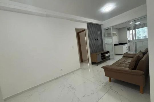 Sala de apartamento para alugar com 2 quartos, 70m² em Boqueirão, Santos