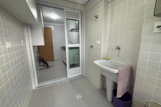 Área de serviço de apartamento para alugar com 2 quartos, 70m² em Boqueirão, Santos