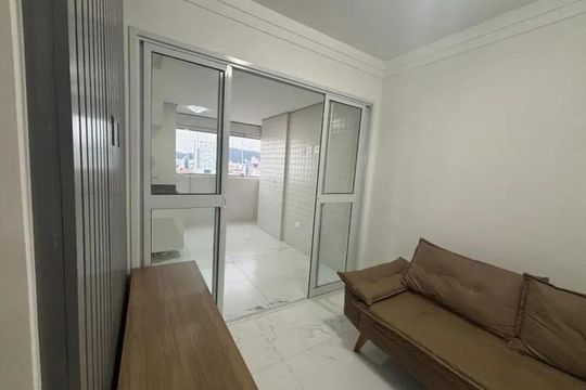 Sala de apartamento para alugar com 2 quartos, 70m² em Boqueirão, Santos