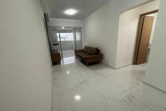 Sala de apartamento para alugar com 2 quartos, 70m² em Boqueirão, Santos