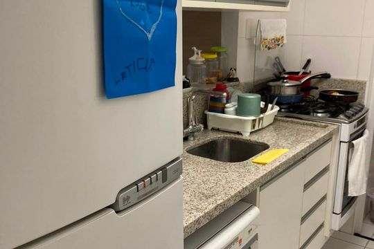 Cozinha de apartamento à venda com 2 quartos, 70m² em Cidade Monções, São Paulo