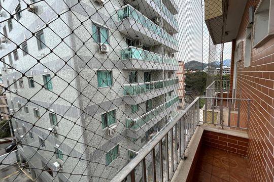 Varanda da sala de apartamento à venda com 2 quartos, 89m² em Vila Valqueire, Rio de Janeiro