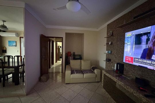 Sala de apartamento para alugar com 3 quartos, 112m² em Coqueiros, Florianópolis