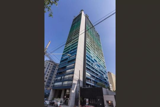 Fachada de kitnet/studio para alugar com 1 quarto, 35m² em Bela Vista, São Paulo