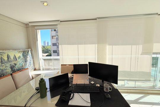 Varanda de apartamento à venda com 1 quarto, 50m² em Vila Gertrudes, São Paulo