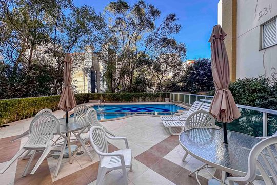 Área comum - Piscina de apartamento à venda com 3 quartos, 130m² em Jardim Bela Vista, Santo André