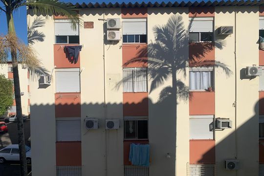 Vista da sala de apartamento para alugar com 2 quartos, 57m² em São Miguel, São Leopoldo