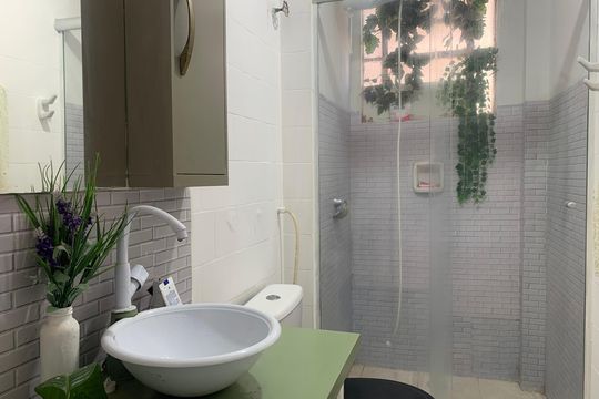 Banheiro de apartamento para alugar com 2 quartos, 57m² em São Miguel, São Leopoldo