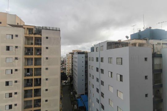 Varanda da Sala de apartamento à venda com 2 quartos, 68m² em Vila Ivone, São Paulo