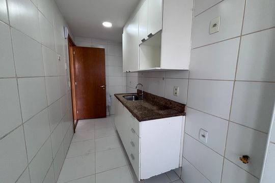 Cozinha de apartamento à venda com 3 quartos, 85m² em Recreio dos Bandeirantes, Rio de Janeiro