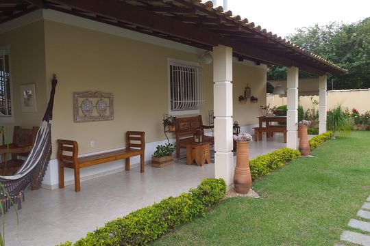 Área externa de casa de condomínio para alugar com 3 quartos, 105m² em Chácaras De Inoã, Maricá