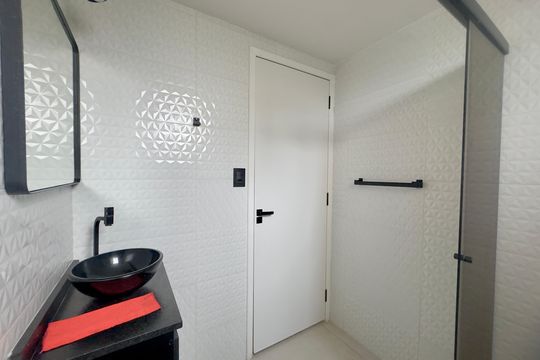 Banheiro de apartamento para alugar com 2 quartos, 68m² em Centro, Guarulhos
