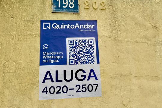 Placa aproximada de apartamento para alugar com 2 quartos, 68m² em Centro, Guarulhos