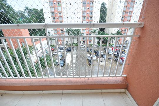 Sacada da Sala de apartamento para alugar com 2 quartos, 50m² em Protendit, São Paulo