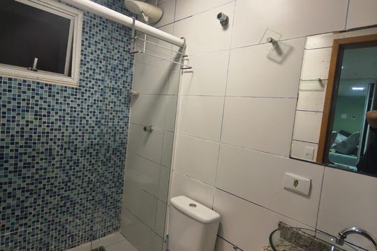Banheiro de apartamento à venda com 2 quartos, 94m² em Jardim do Estádio, Santo André