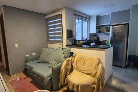 Sala de apartamento à venda com 2 quartos, 94m² em Jardim do Estádio, Santo André
