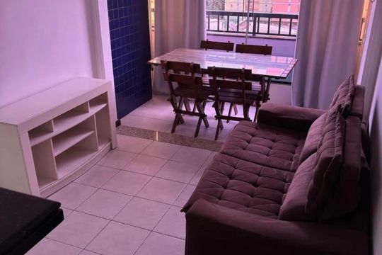 Sala/cozinha de apartamento para alugar com 1 quarto, 50m² em Pituba, Salvador
