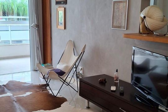 Sala de apartamento para alugar com 2 quartos, 98m² em Campeche, Florianópolis