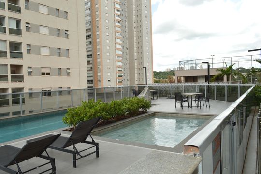 Área comum - Piscina de apartamento para alugar com 3 quartos, 136m² em Jardim Sao Luiz, Ribeirão Preto
