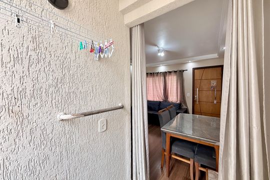 Sacada  de apartamento à venda com 2 quartos, 50m² em Santo Amaro, São Paulo