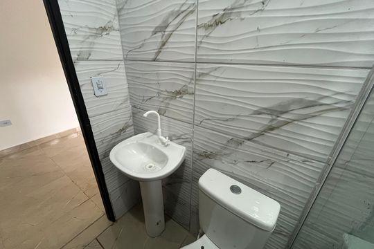 Banheiro de apartamento para alugar com 1 quarto, 40m² em Sítio do Mandaqui, São Paulo