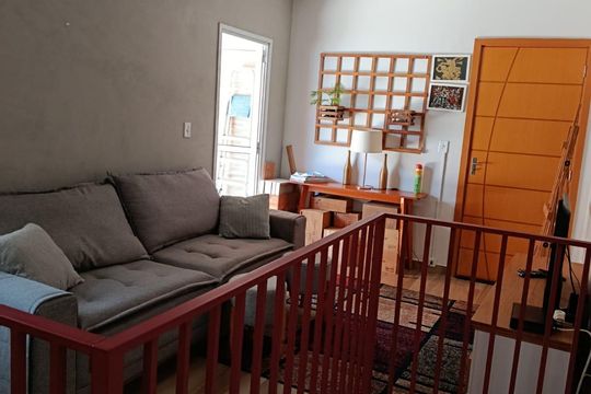 Sala de apartamento para alugar com 2 quartos, 95m² em Nova Gerti, São Caetano do Sul