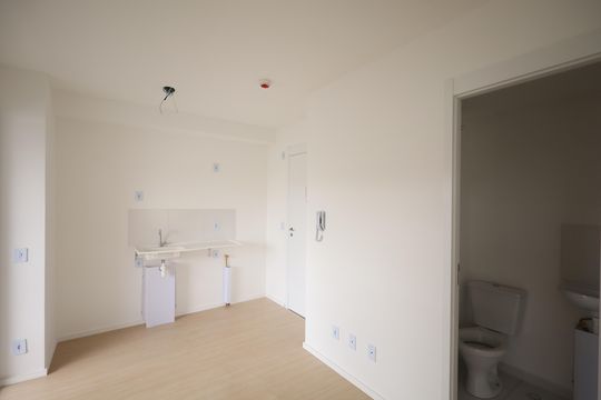 Sala  de apartamento à venda com 2 quartos, 30m² em Campo Grande, São Paulo