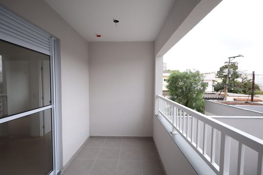 Varanda da Sala e área de serviço  de apartamento à venda com 2 quartos, 30m² em Campo Grande, São Paulo