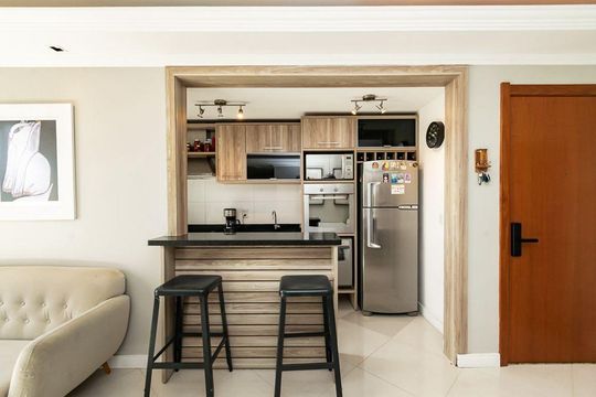 Cozinha de apartamento à venda com 3 quartos, 72m² em Jardim Carvalho, Porto Alegre