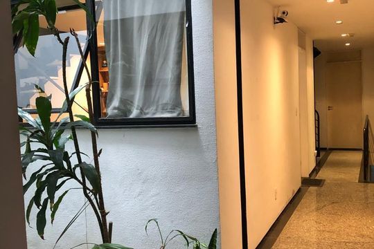 Área externa de apartamento à venda com 1 quarto, 48m² em Santa Teresa, Rio de Janeiro