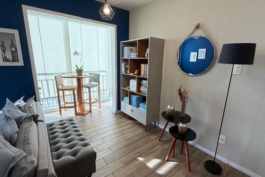 Sala de apartamento à venda com 3 quartos, 62m² em Centro, Diadema