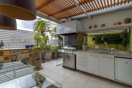 Área externa de apartamento à venda com 1 quarto, 154m² em Perdizes, São Paulo