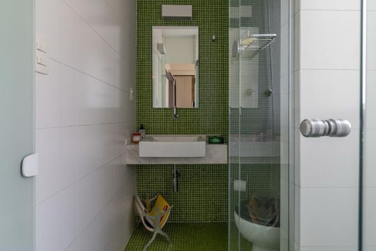 Banheiro de apartamento à venda com 1 quarto, 154m² em Perdizes, São Paulo