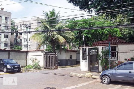 Fachada de apartamento à venda com 2 quartos, 56m² em Taquara, Rio de Janeiro