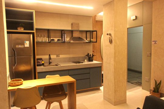 Studio de kitnet/studio para alugar com 1 quarto, 45m² em Ponta da Praia, Santos