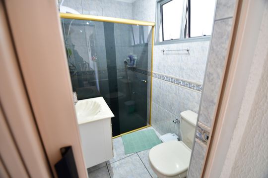 Banheiro de apartamento para alugar com 1 quarto, 63m² em Centro, Campinas