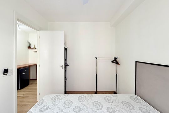 Quarto  de apartamento para alugar com 1 quarto, 24m² em Santo Amaro, São Paulo