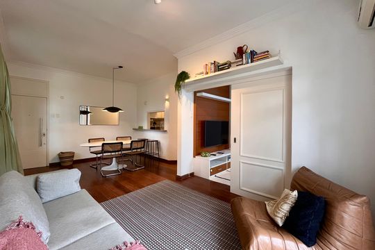 Sala  de apartamento para alugar com 2 quartos, 104m² em Jardim Botânico, Rio de Janeiro