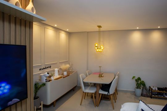 Sala de apartamento à venda com 2 quartos, 49m² em Centro, Diadema