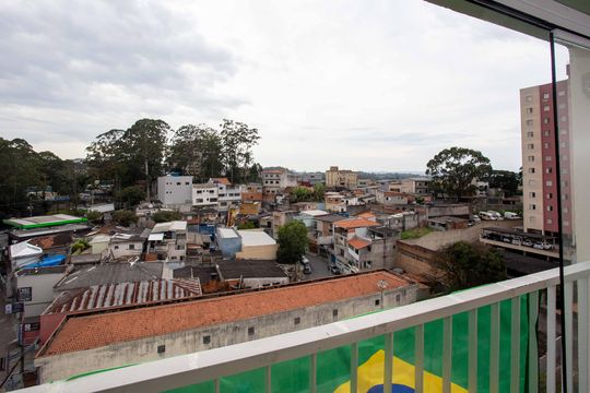 Varanda da Sala de apartamento à venda com 2 quartos, 49m² em Centro, Diadema