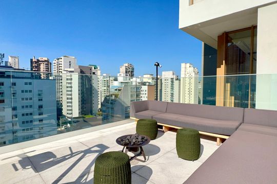 Piscina de kitnet/studio à venda com 1 quarto, 31m² em Jardim Paulista, São Paulo