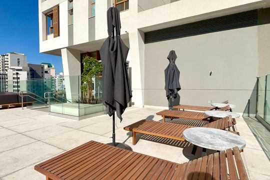 Piscina de kitnet/studio à venda com 1 quarto, 31m² em Jardim Paulista, São Paulo