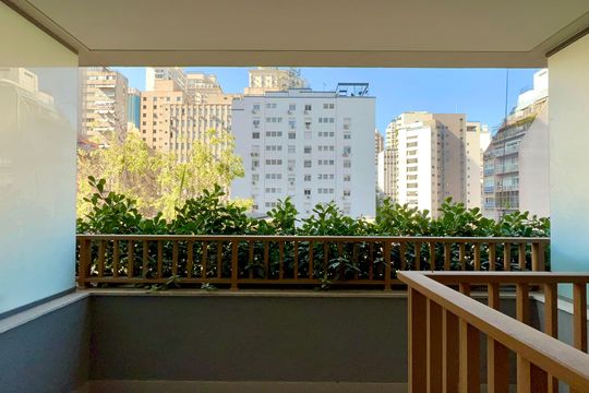Varanda de kitnet/studio à venda com 1 quarto, 31m² em Jardim Paulista, São Paulo